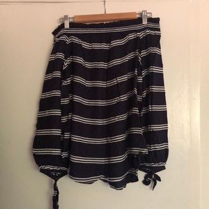 BeachLunchLounge off the shoulder top